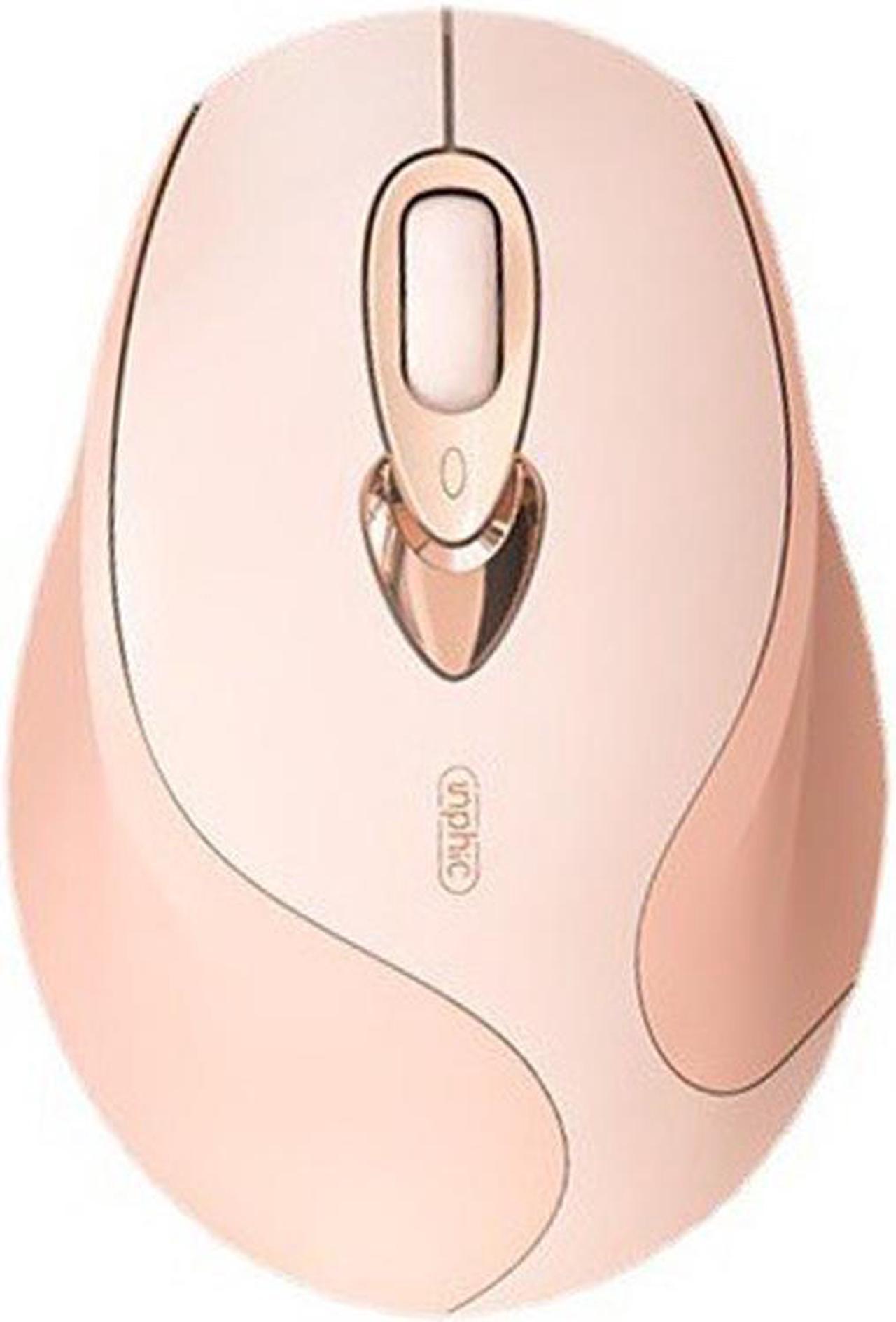 Rechargeable Wireless Mouse 2.4G Mute Mice Girl Cute Ergonomics Mouse for WINDOWS IOS