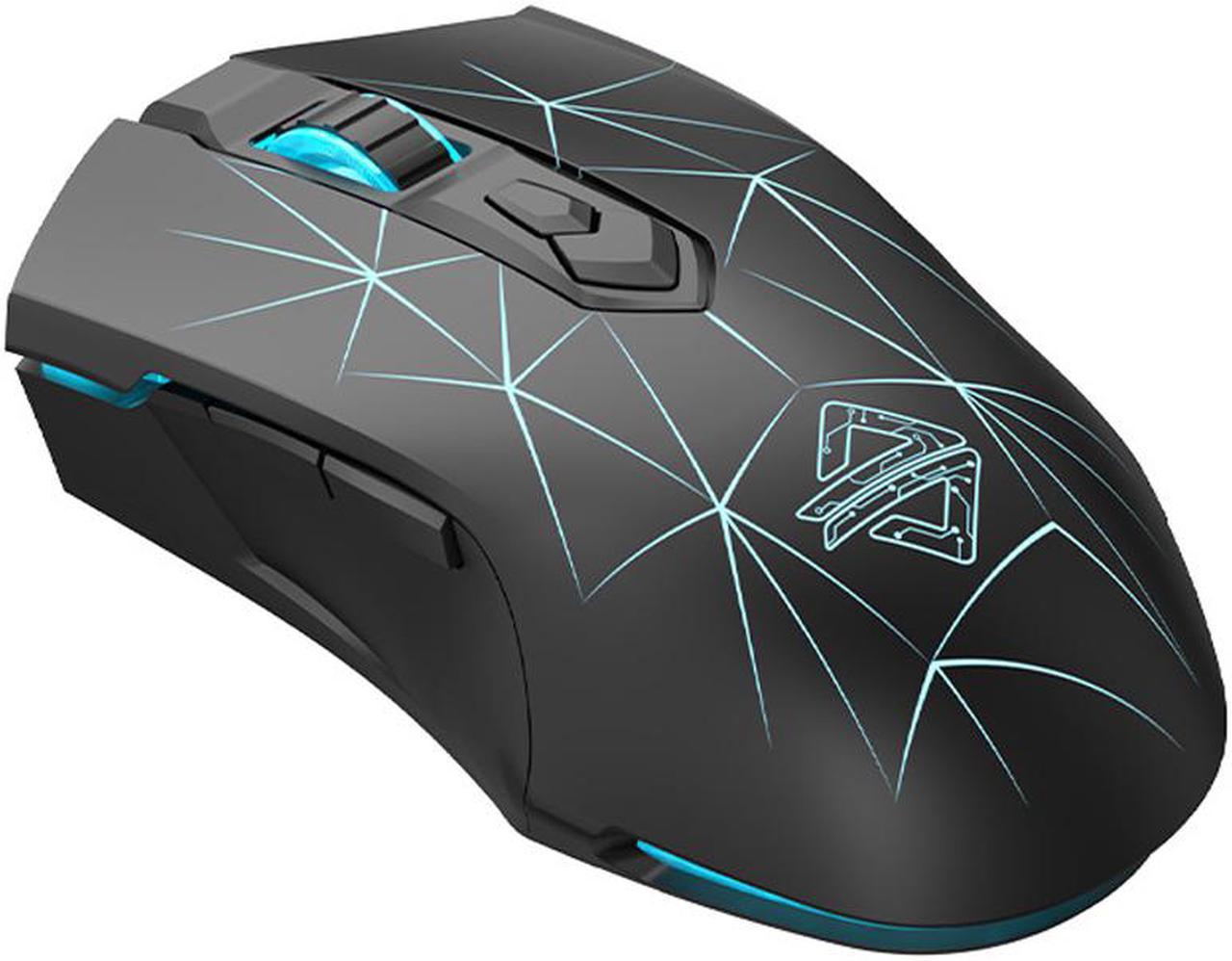 10000DPI Lightweight Rechargeable 2.4G Bluetooth Wireless +  Wired Wired Three-mode RGB Gaming Mouse Backlit Macro Programming Optical Gaming Mice