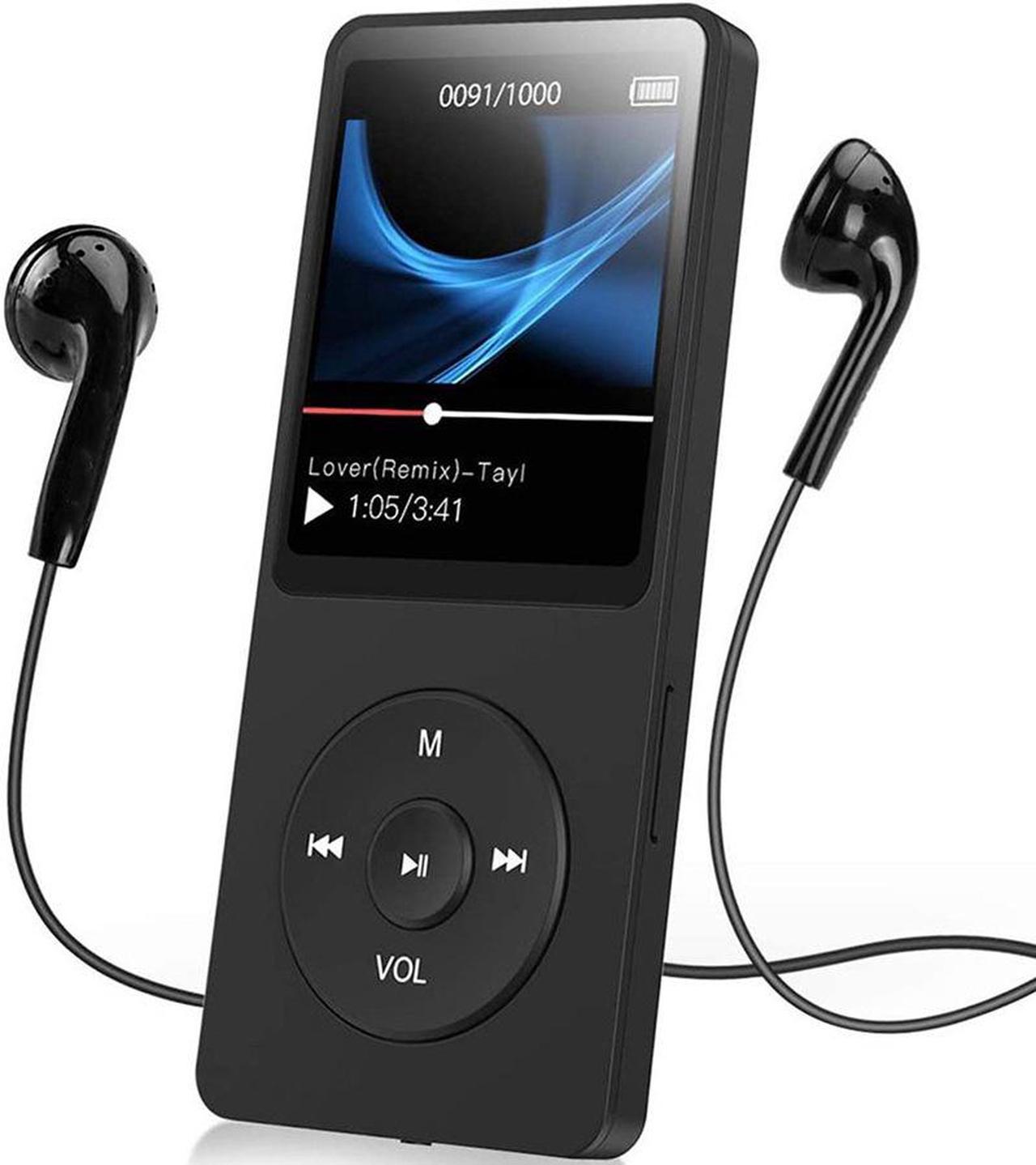 Mp3 Player with Bluetooth 4.0 64GB HD Video MP3 MP4 Music Player with Speaker Portable HiFi Sound with FM Radio, Voice Recorder, E-Book for Student Walkman