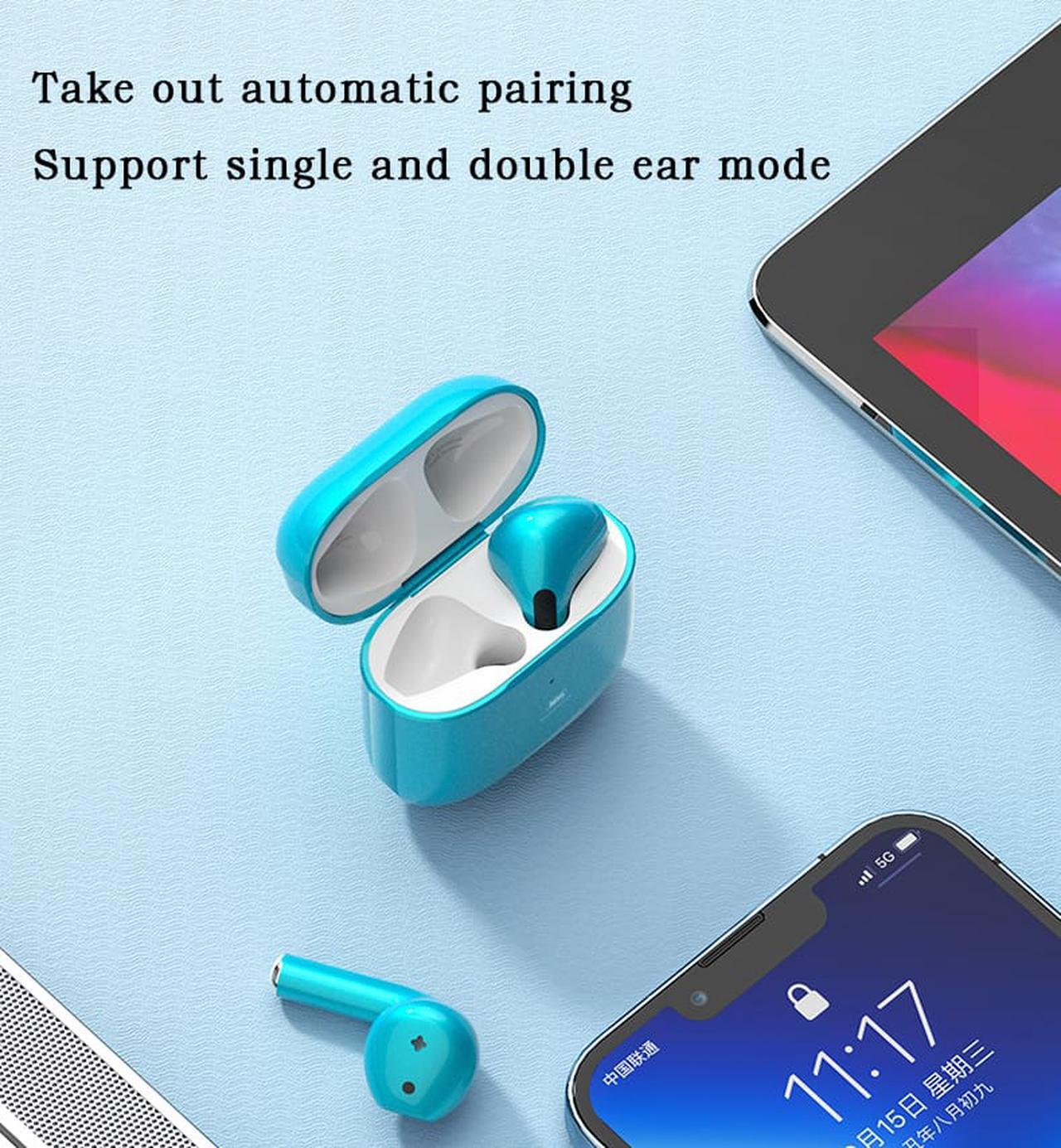 Alt view image 6 of 7 - Wireless Bluetooth Headset Sports Earbuds Earphones Bluetooth 5.3 Wireless Headphones with Mic Touch Control