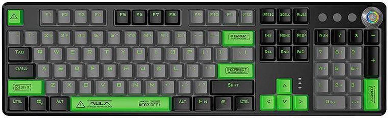 108 keys Wired Mechanical Keyboard RGB Gaming Keyboard Gamer E-Sports Accessory Magnetic Suction Upper Cover for Computer Pc Brown Switch Green