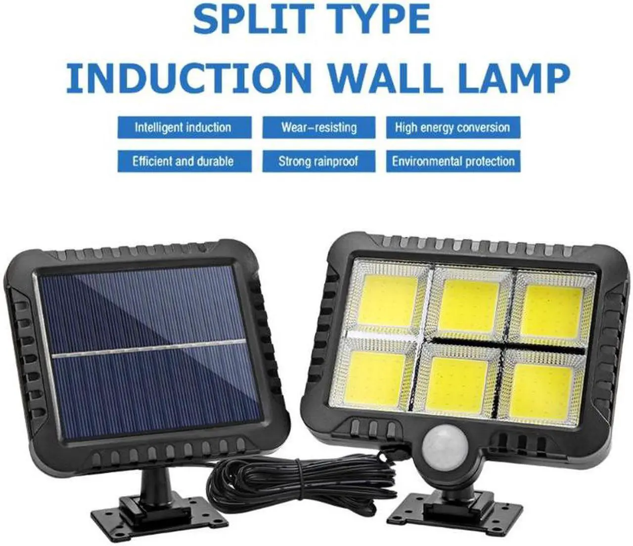 Alt view image 6 of 7 - 120 LED Solar Light Outdoor Solar Lamp PIR Motion Sensor Wall Light Waterproof Solar Powered Sunlight For Garden Decoration