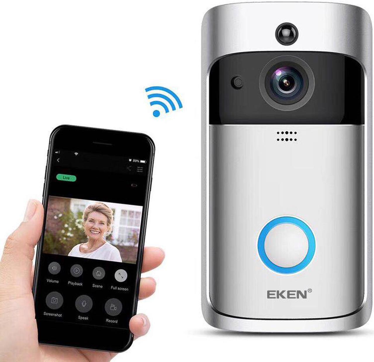 Video Doorbell Smart Wireless WiFi Security Door Bell Visual Recording Home Monitor Night Vision Intercom door phone