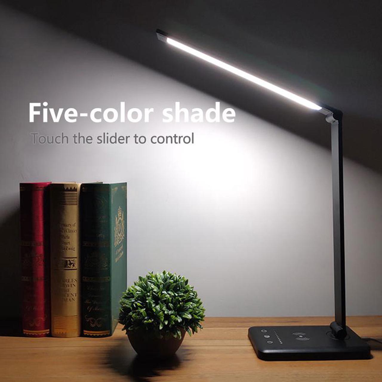 52PCS LED Desk Lamp 5 Color x5 Dimable Level Touch USB Chargeable Reading Eye-protect with timer Table lamp Night Light