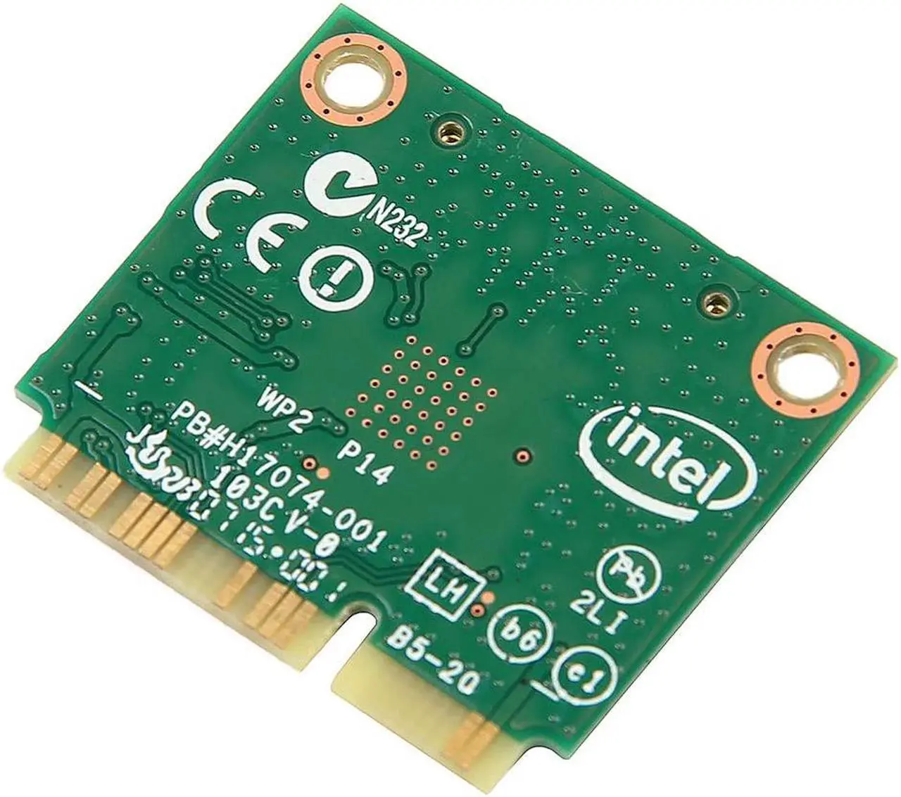 Alt view image 6 of 7 - Mini pcie WiFi Card Dual Band Wireless AC 7260 PCI Express Card 802.11ac 2x2 Wi-Fi 7260hmw Bluetooth 4.0 PCIe Half WiFi Card 802.11 b/a/g/n/ac for Laptop Window 7 8 8.1 10 Linux 2.4.x/2.6.x or Later