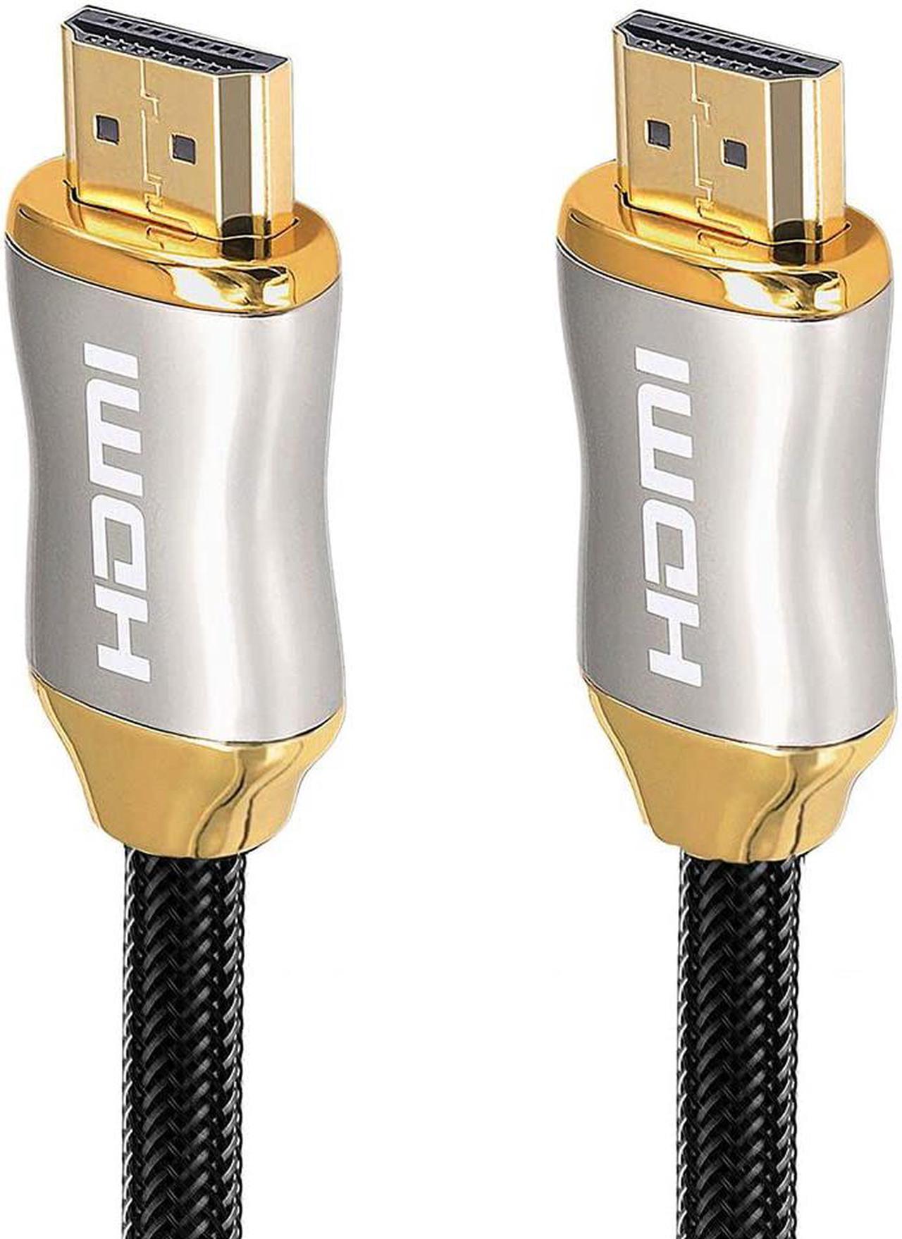 8K HDMI Cable, 2.1 Cable, 3M High Speed 48Gbps HDMI Cable Supports 8K 60HZ, 4K 120HZ, HDTV 7680×4320 Compatible with Fire TV, 3D Support, Ethernet Function, 8K UHD, PS3 PS4 PC etc - (10ft, 3M)