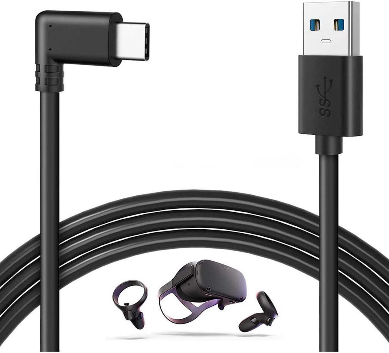 Oculus Quest Link Cable, 10 ft / 3M, High-speed Data Transfer & Fast Charging USB 3.1 Type C to USB A USB 3.0 Cable, Compatible with Oculus Quest / Quest 2 Link Steam VR (10 feet)