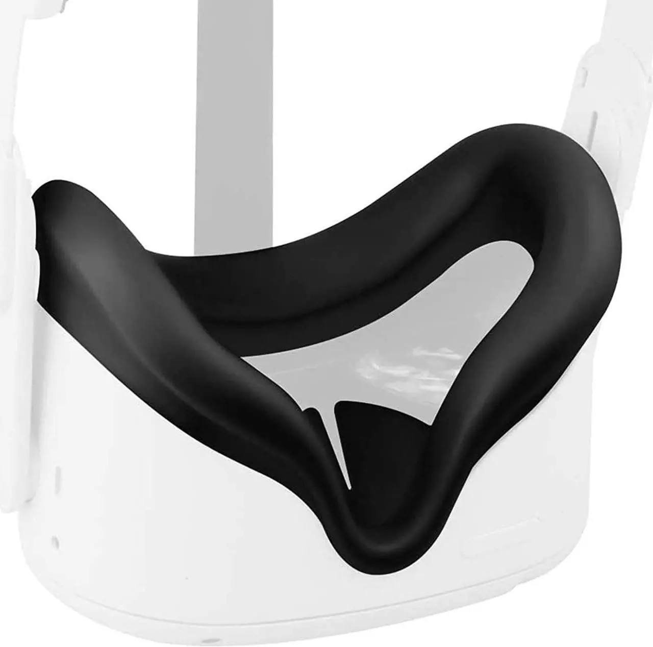 Alt view image 2 of 7 - VR Face Silicone Cover for Oculus Quest 2, Sweatproof Silicone Face Pad Mask & Face Cushion for Oculus Quest 2 VR Headset
