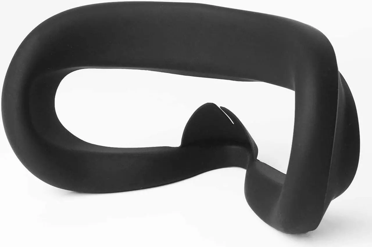 Alt view image 3 of 7 - VR Face Silicone Cover for Oculus Quest 2, Sweatproof Silicone Face Pad Mask & Face Cushion for Oculus Quest 2 VR Headset