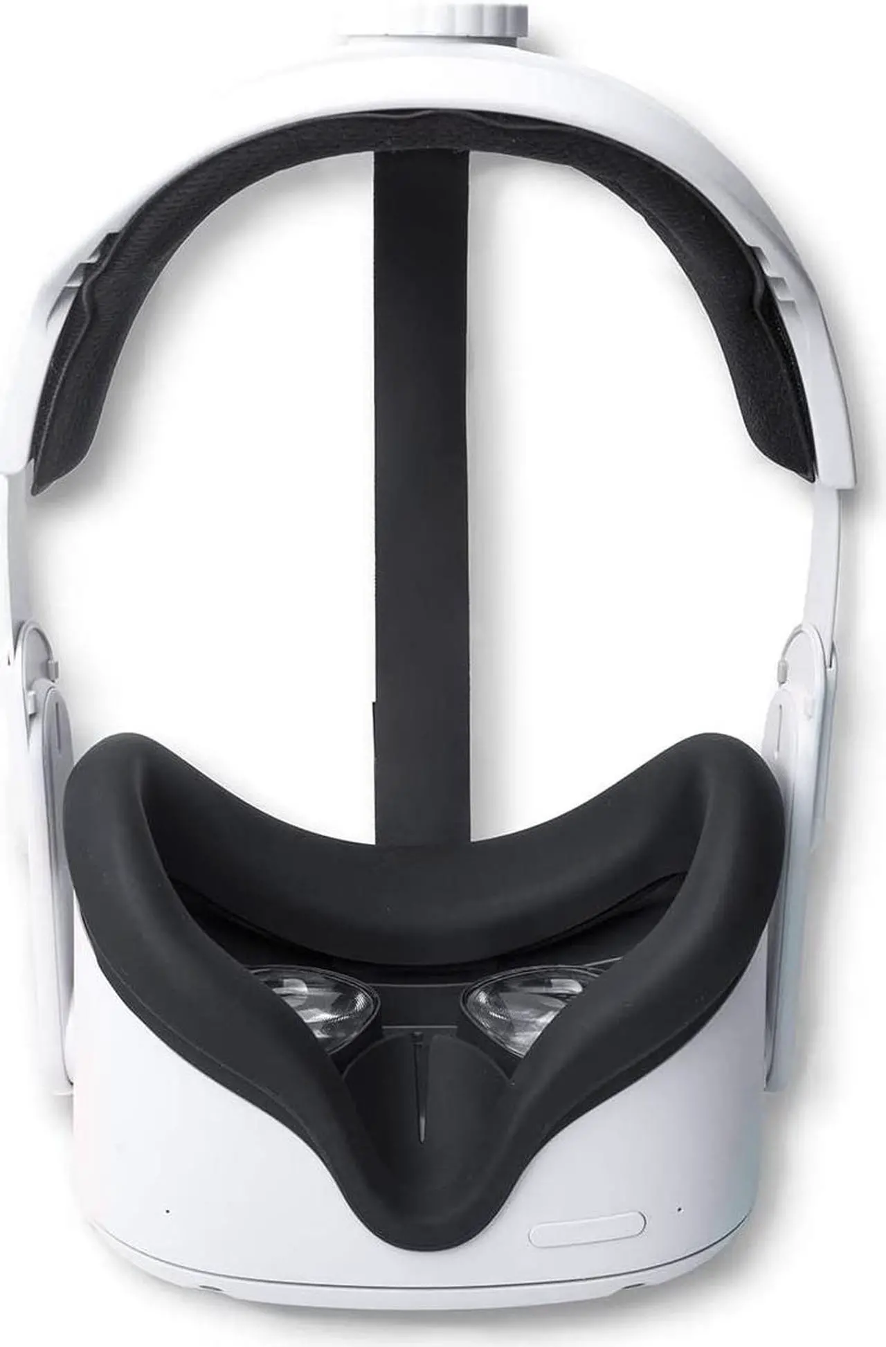Alt view image 5 of 7 - VR Face Silicone Cover for Oculus Quest 2, Sweatproof Silicone Face Pad Mask & Face Cushion for Oculus Quest 2 VR Headset