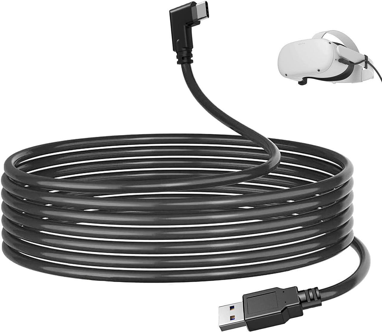 for Oculus Link Cable 16ft(5m), For Oculus Quest 2 Link Cable, USB 3.2 Gen 1 Type A to C Cable, High Speed Data Transfer & Fast Charging Compatible with Oculus Quest /Quest 2 VR Headset and Gaming PC