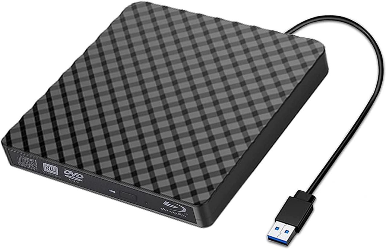 External Blu ray Drive DVD/BD Player Read/Write Portable Blu-ray Drive USB 3.0  CD DVD Burner 3D Blu RAL Drive Compatible with/Win7/Win8/Win10/ Mac OS Blu ray Burner