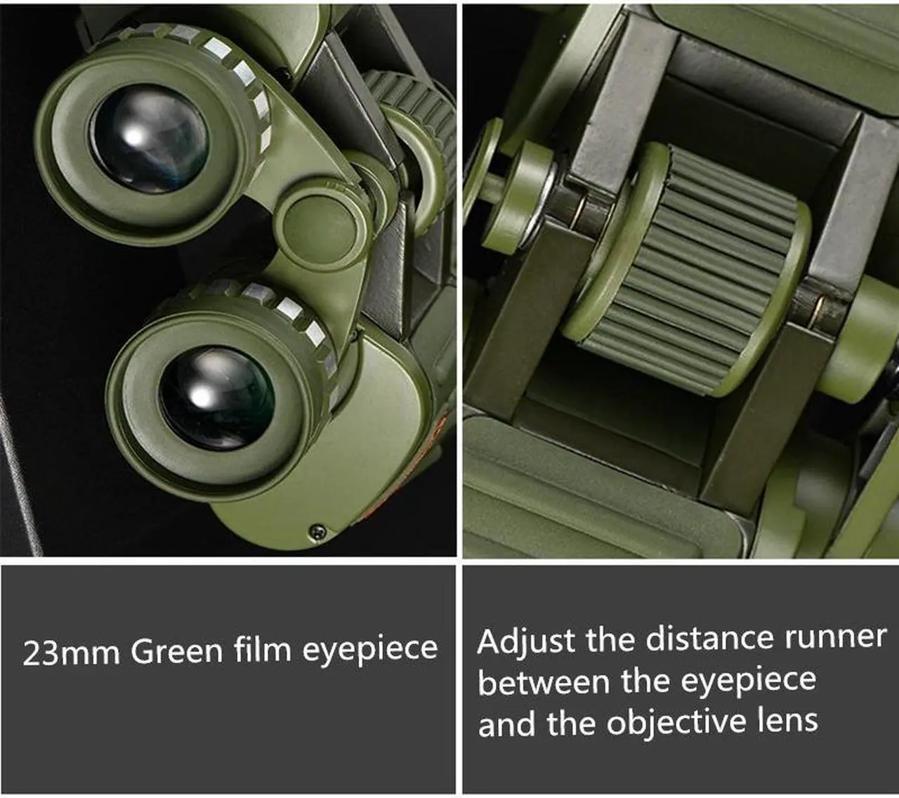 Alt view image 4 of 7 - HD 10X50 High Definition Zoom Binoculars Telescope Large Eyepiece For Day And Night Vision Concert Telescope