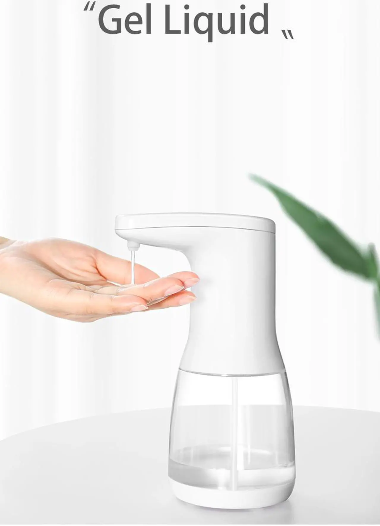 Alt view image 7 of 7 - 600mL Touchless Automatic Alcohol Soap Dispenser USB Charging Smart Sensor Foam Machine Infrared Sensor Foam Soap Dispenser for kitchen/bathroom handwashing