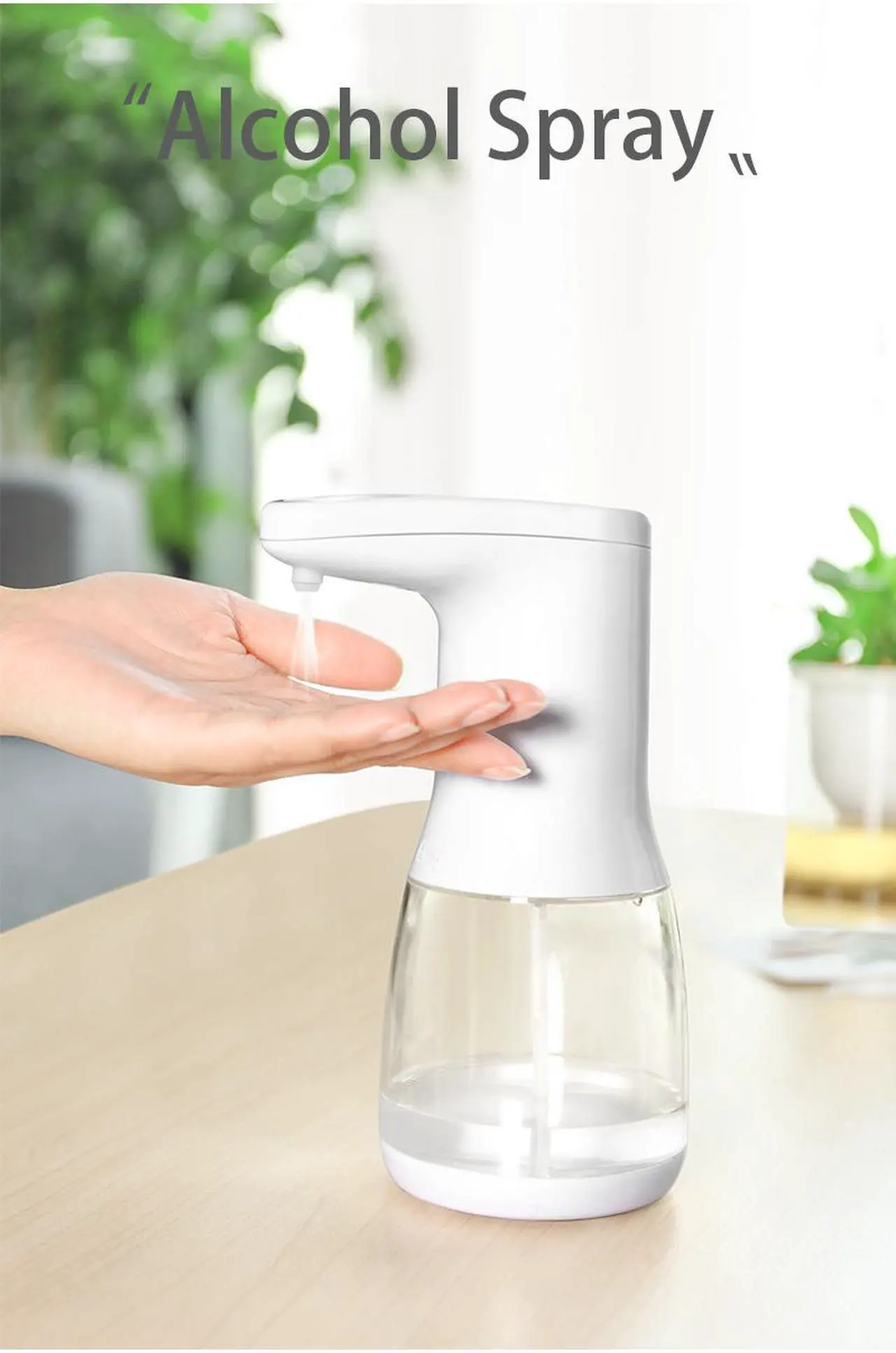 Alt view image 5 of 7 - 600mL Touchless Automatic Alcohol Soap Dispenser USB Charging Smart Sensor Foam Machine Infrared Sensor Foam Soap Dispenser for kitchen/bathroom handwashing