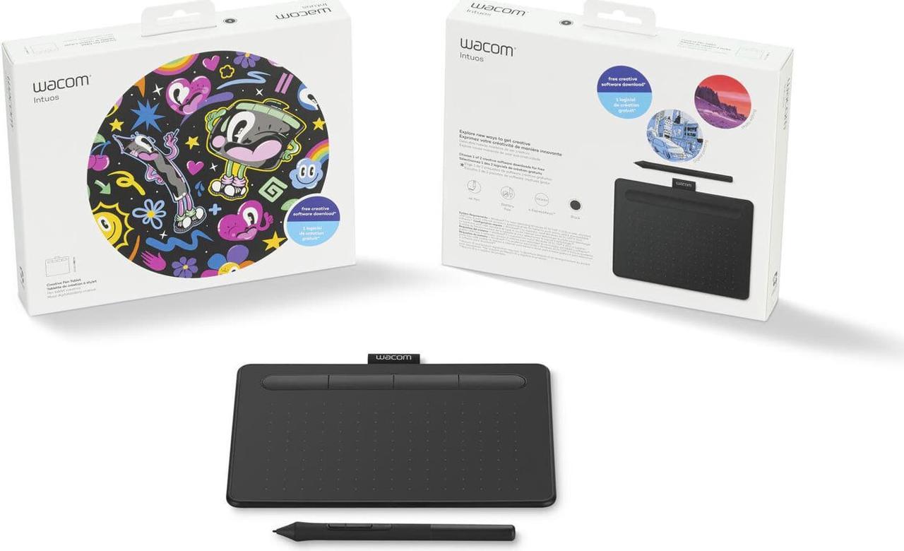 Alt view image 3 of 6 - Wacom Intuos Creve Pen Small Black Tablet w/   Paint Shop Pro Bundle