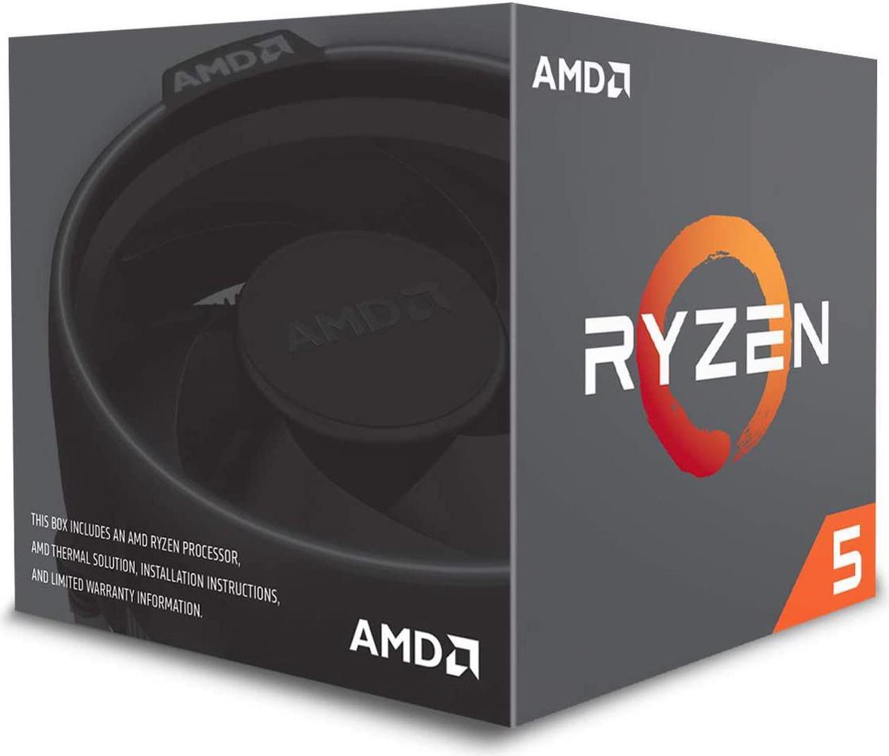 Alt view image 2 of 7 - AMD Desktop Ryzen 5 1600 65W AM4 Processor with Wraith Stealth Cooler