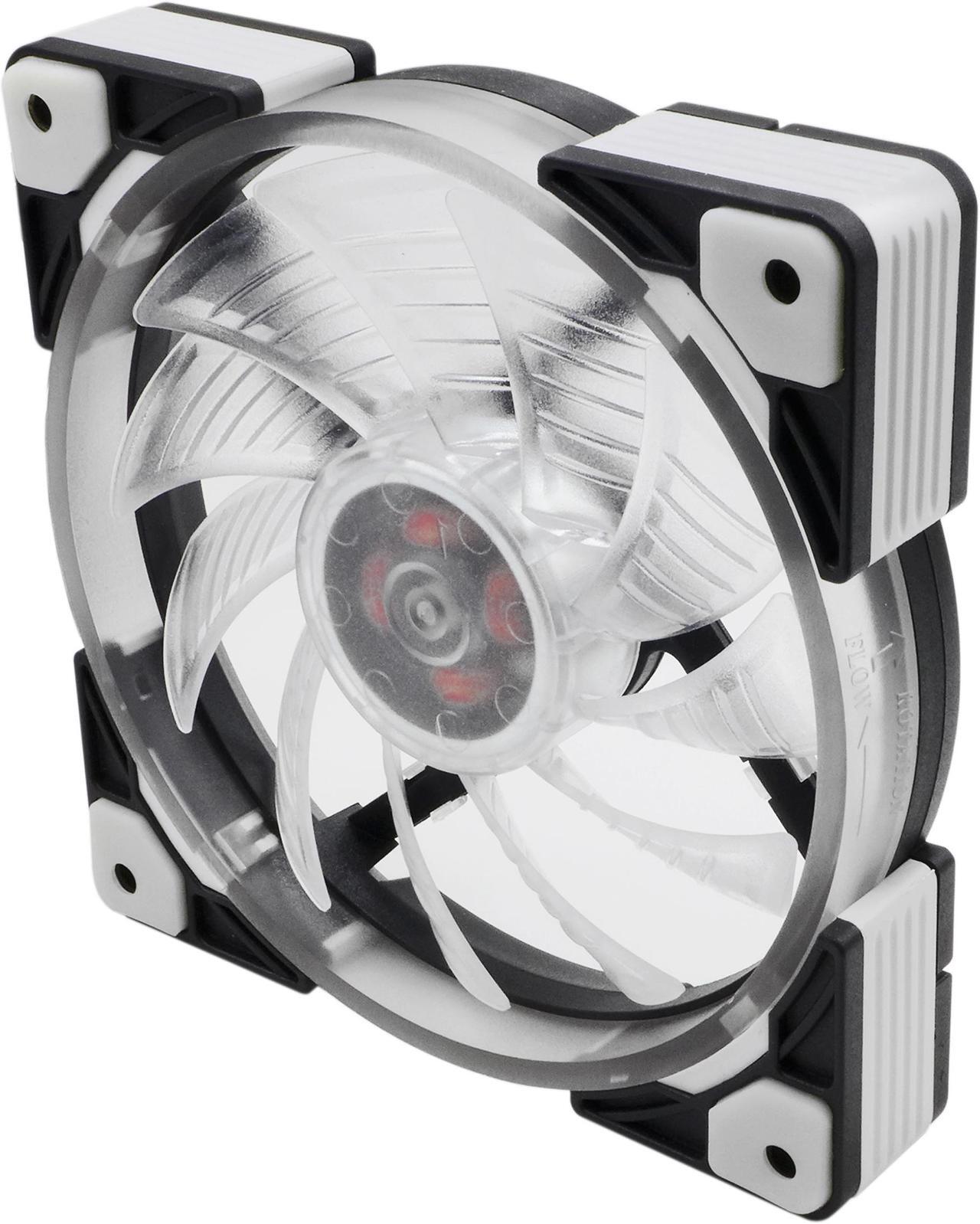 Alt view image 4 of 7 - Super Flower, LEADEX ARGB FAN_12CM,  Computer Case Fan, Addressable ARGB Fan, Cylindrical ARGB LED Light, Anti-Vibration Mounting Pads, SF-AF121-BK.