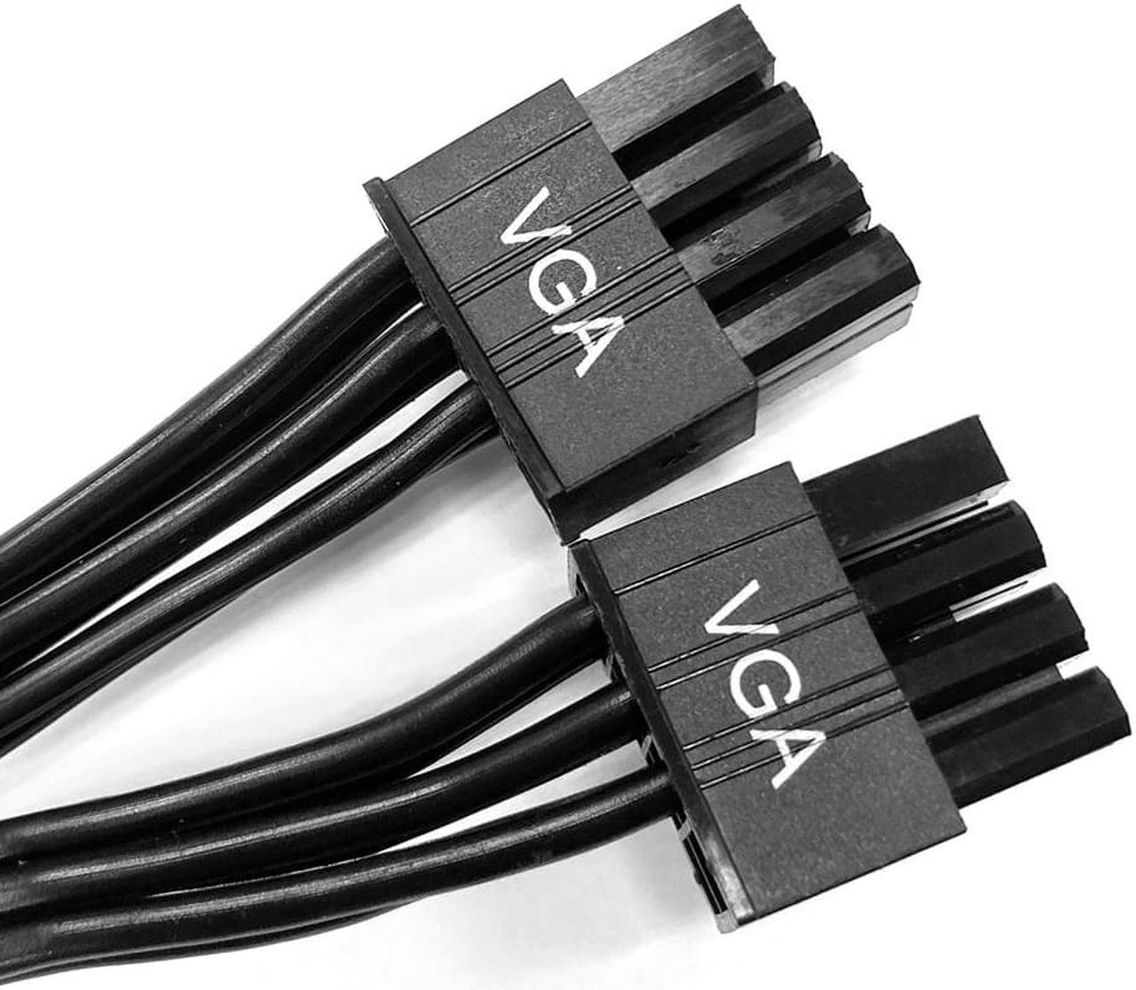 Alt view image 3 of 4 - SUPER FLOWER 600W PCIe 5.0 / Gen 5 12VHPWR PSU Cable - Black - Fits LEADEX TITANIUM, LEADEX PLATINUM SE PSUs via Dual 8-pin PCIe - 12+4pin Connector - Flat Cables 600mm