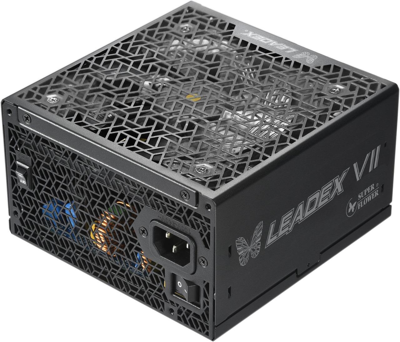 Main image of Super Flower Leadex VII XP PRO 1000W 80+ Platinum, Cybenetics Platinum, Full Modular, ATX 3.1&PCIe 5.1, W/12VHPWR (2x8pin-16pin native cables), FDB Fan, SF-1000F14XP, Black