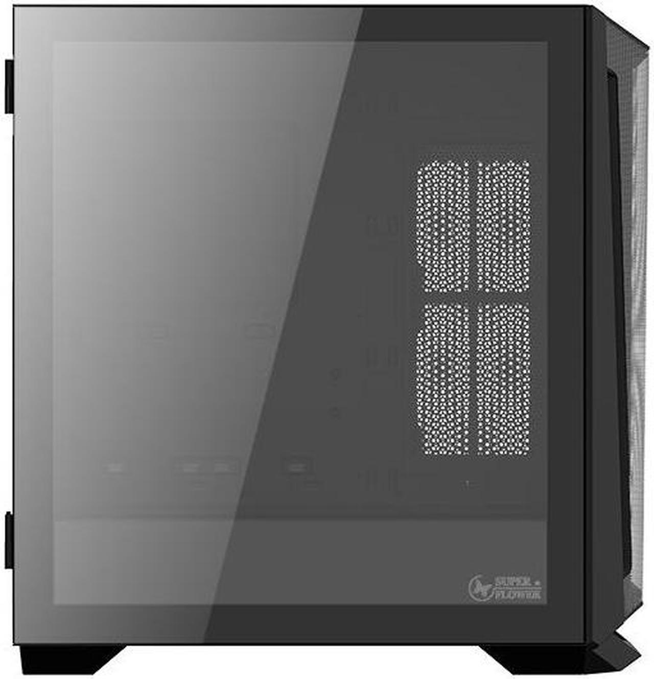 Alt view image 2 of 6 - Super Flower Zillion M705 Airflow, Black Steel, Tempered Glass ATX Mid Tower Computer Case