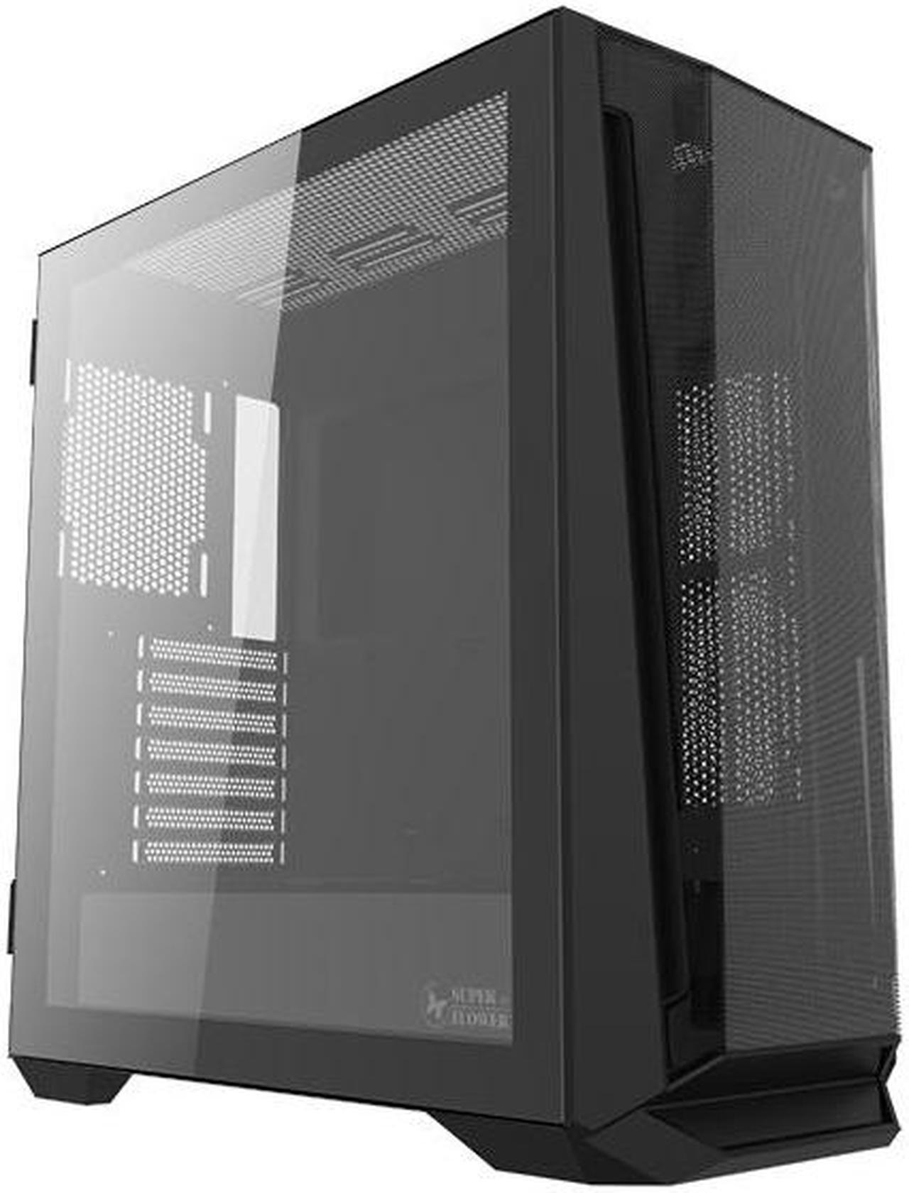 Main image of Super Flower Zillion M705 Airflow, Black Steel, Tempered Glass ATX Mid Tower Computer Case