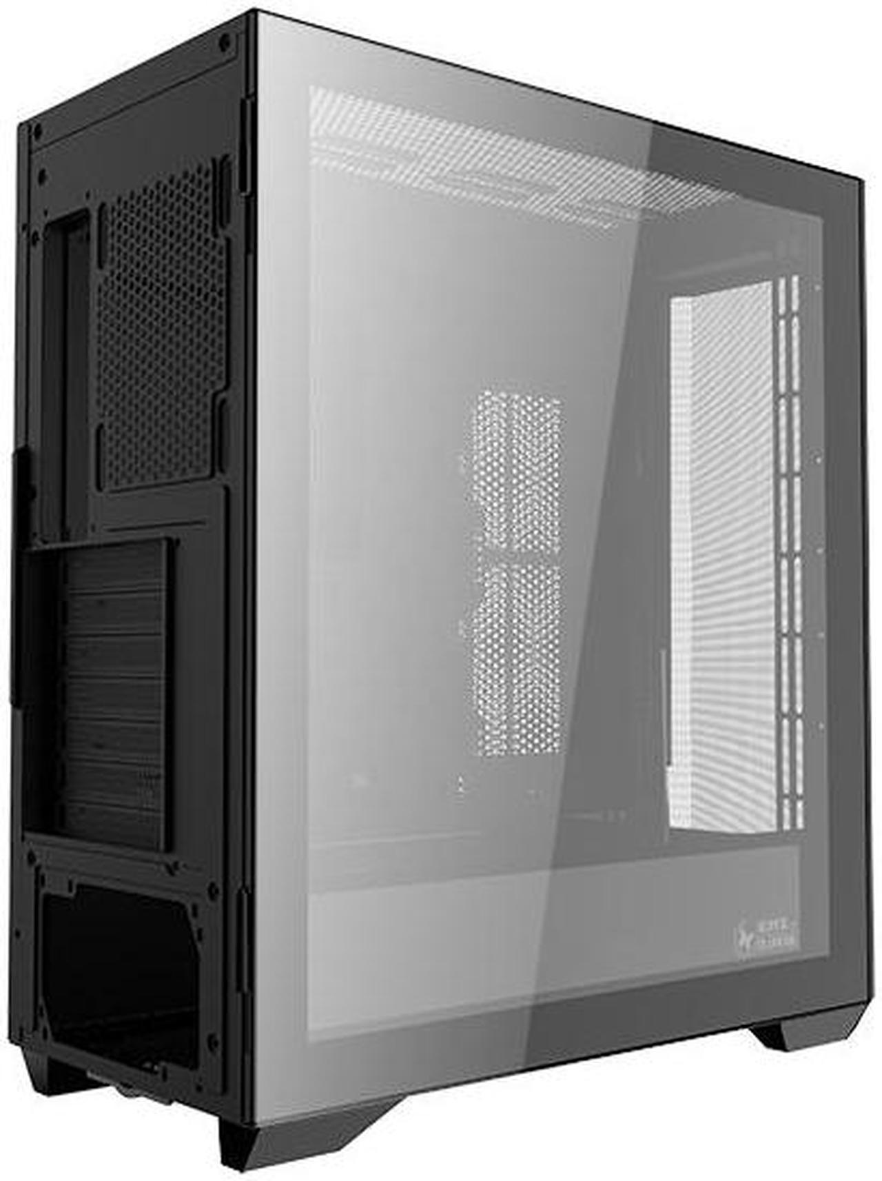 Alt view image 4 of 6 - Super Flower Zillion M705 Airflow, Black Steel, Tempered Glass ATX Mid Tower Computer Case