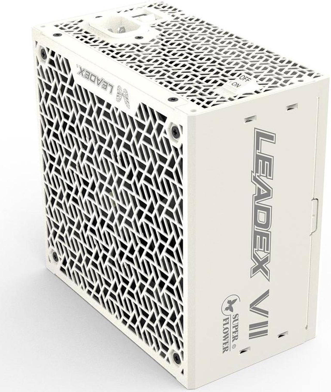 Alt view image 4 of 7 - Super Flower Leadex VII XP 1000W 80+ Platinum, Cybenetics Platinum, Full Modular, ATX 3.1, W/12V-2*6 Cable (2x8pin - 16pin native cables) , Power Supply, FDB Fan, SF-1000F14XP, White