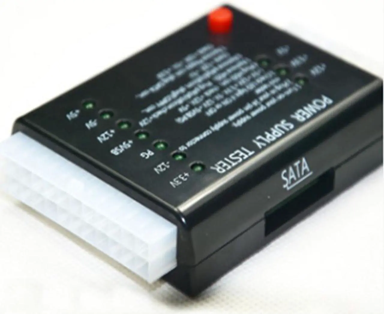 Alt view image 6 of 6 - Computer Power Supply Tester Computer Repair Diagnostic Tool (color:black/blue random)