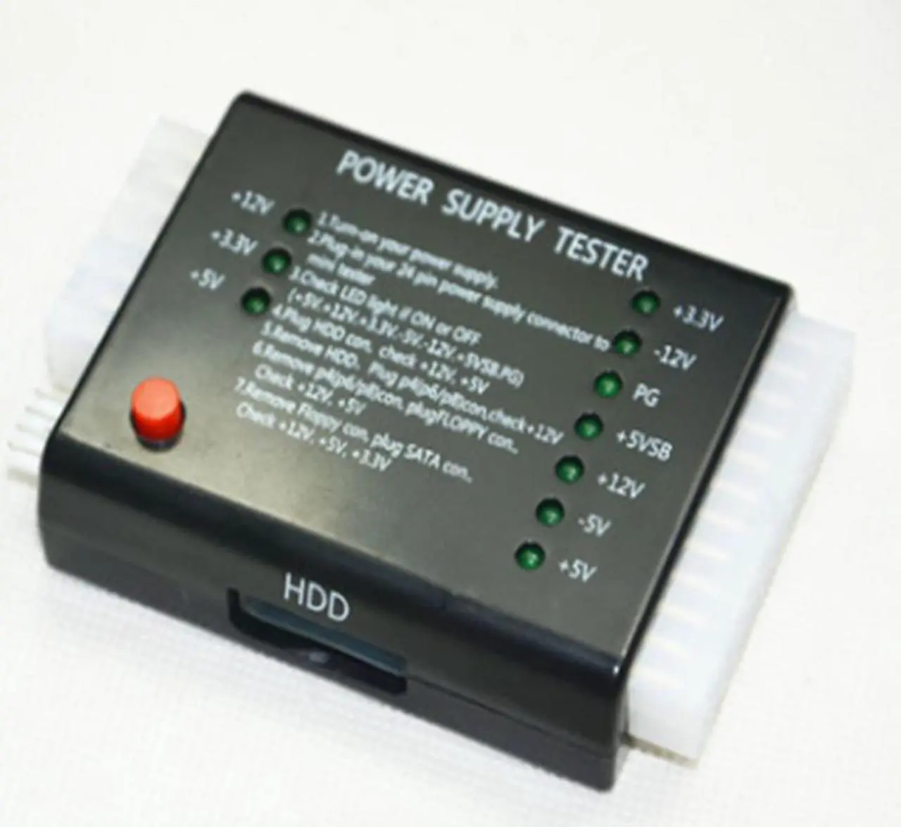 Alt view image 5 of 6 - Computer Power Supply Tester Computer Repair Diagnostic Tool (color:black/blue random)