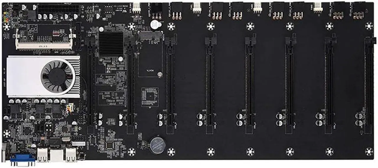 Main image of Mining Motherboard 8 GPU Mainboard With CPU Crypto Ethereum Bitcoin Riserless BTC 37 Mining Expert Board Miner Gigabit Network