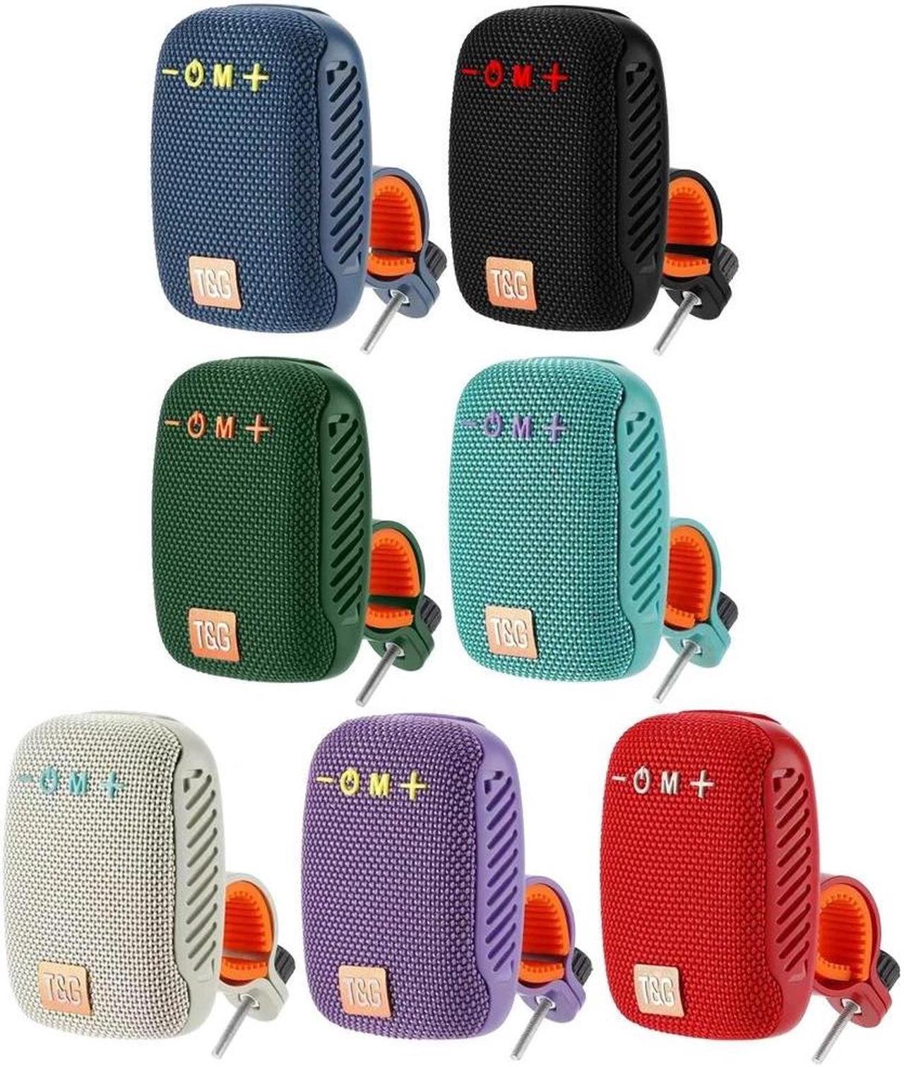 Alt view image 4 of 7 - Beautframes Portable Bluetooth Speaker Outdoor Bike Speaker with Mount IPX5 Waterproof Speaker, Advanced Class D Amplifier, for Road & Mountain Bike - Casual Cycling Green