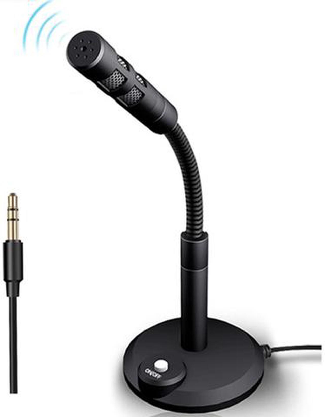 Main image of Omnidirectional Wired Computer Microphone with Independent Button Switch Karaoke Device for Desktop