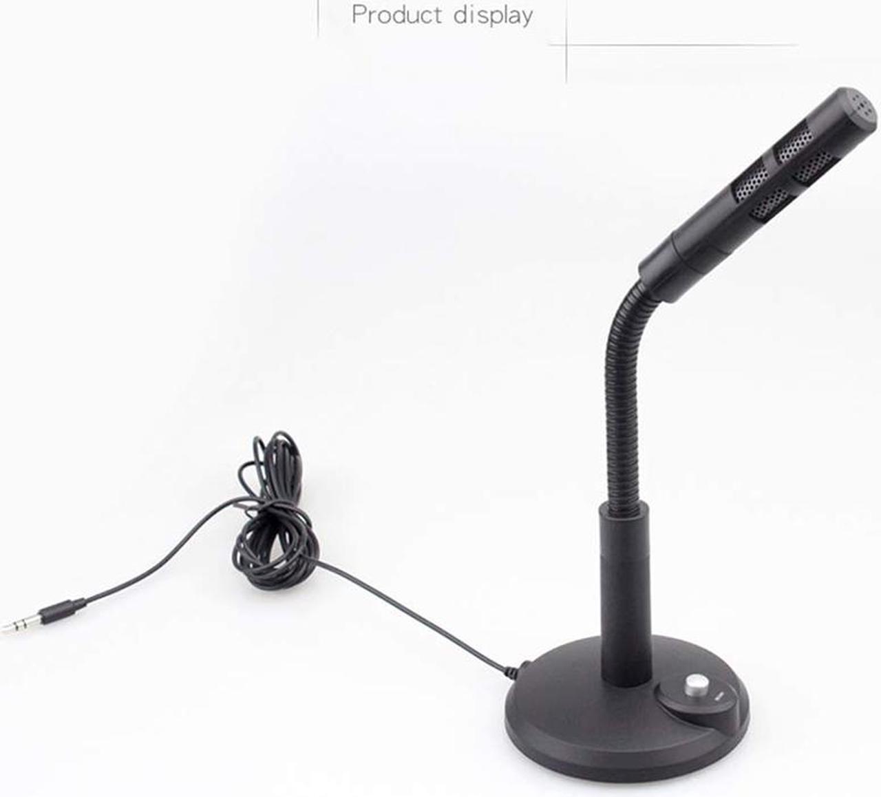 Alt view image 3 of 7 - Omnidirectional Wired Computer Microphone with Independent Button Switch Karaoke Device for Desktop