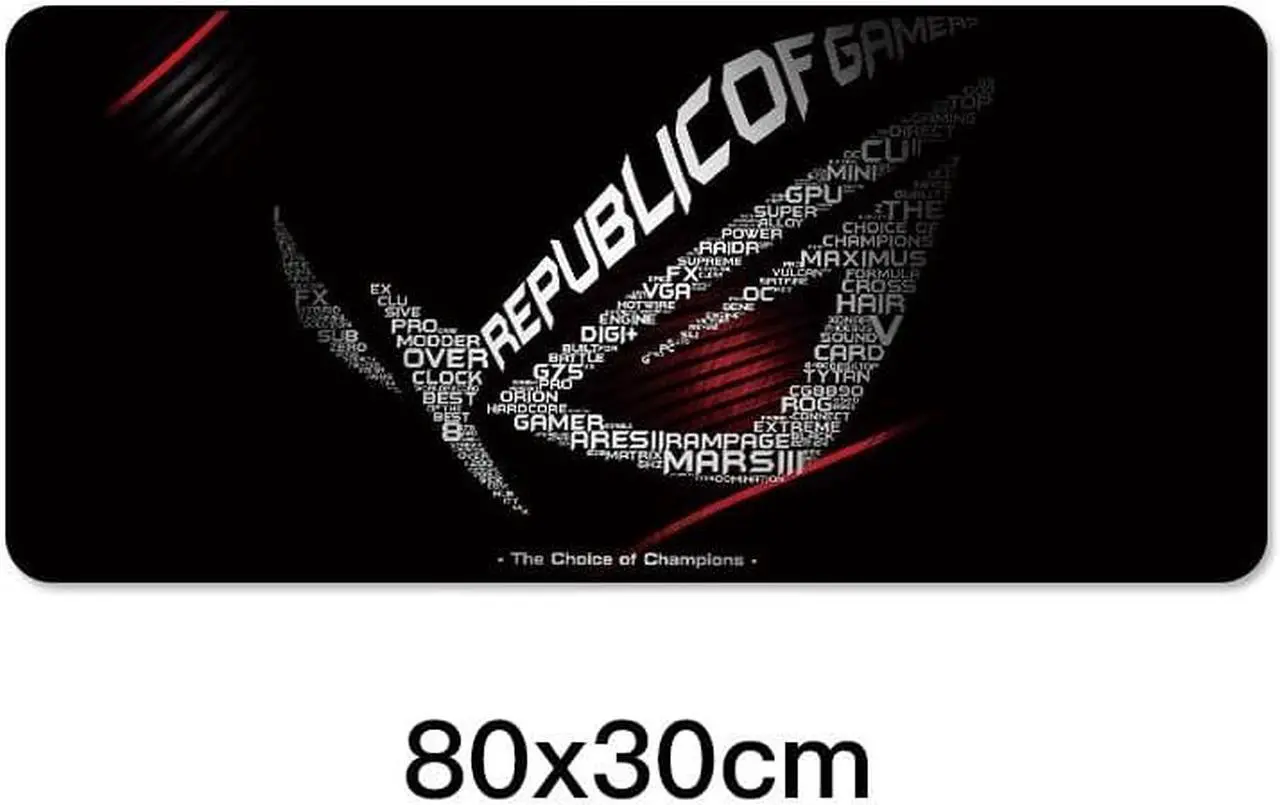 Alt view image 2 of 6 - Game Mouse Pad Mat Laptop Gaming Mousepad Anti-slip Natural Rubber Office Notebook Pad