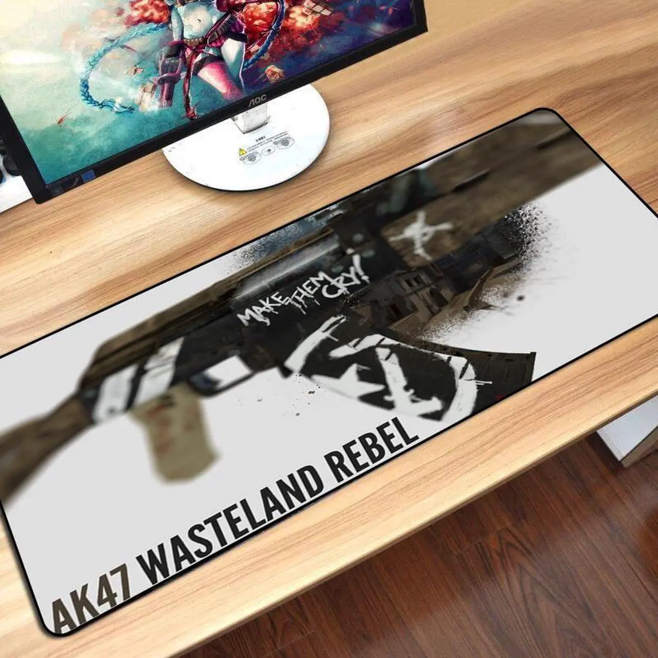 Main image of 800*300 Mouse Pad CS GO Knife Counter Strike Gaming Keyboard Mouse Pad Mat for BoyFriend Gifts 80*30 CM