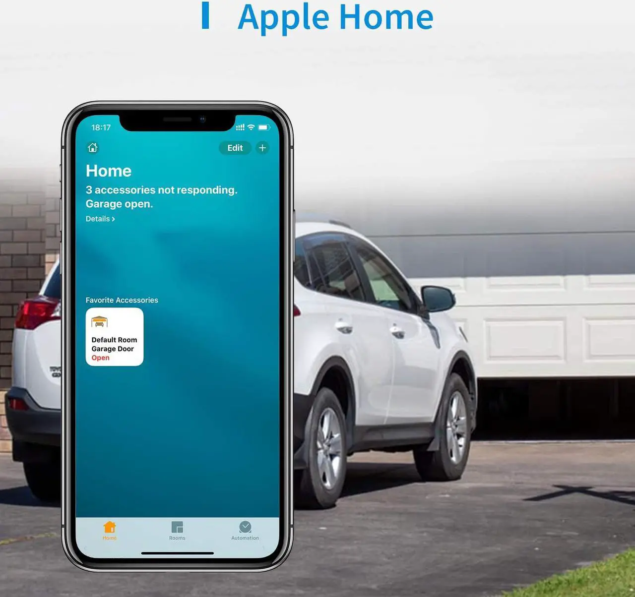 Alt view image 4 of 7 - meross Smart Garage Door Opener Remote, Compatible with Apple HomeKit, Amazon Alexa, Google Assistant, SmartThings, Multiple Notification Modes, No Hub Needed