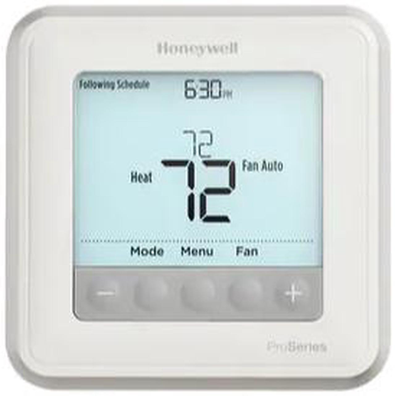 Alt view image 4 of 5 - Honeywell TH6210U2001 T6 Pro Programmable Thermostat