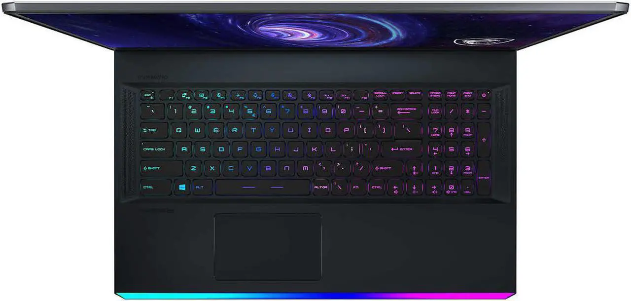 Alt view image 2 of 6 - MSI GE76 Raider Premium Gaming Laptop 17.3 FHD IPS 144Hz 11th Gen Intel 8-Core i7-11800H 64GB DDR4 2TB SSD GeForce RTX 3060 6GB Backlit KB Thunderbolt USB-C MiniDP 2.5Gb Ethernet Win10 Grey