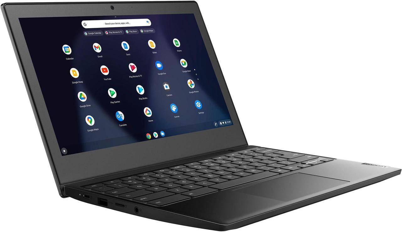 Alt view image 3 of 5 - Lenovo Ideapad 3 11 Chromebook Laptop 11.6" HD Anti-glare Display Intel Celeron N4020 Processor 4GB RAM 64GB eMMC Intel UHD Graphics 600 Graphic USB-C Webcam Bluetooth Chrome OS Black