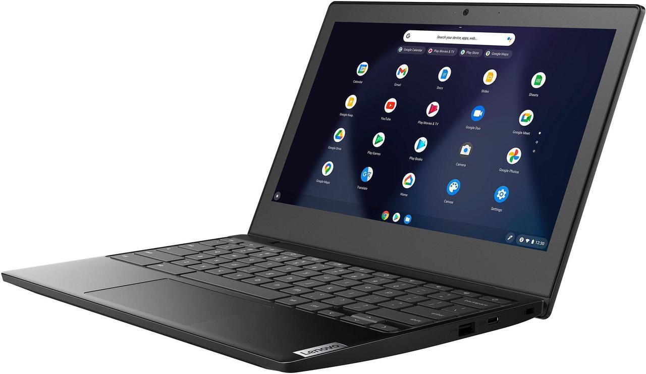 Alt view image 4 of 5 - Lenovo Ideapad 3 11 Chromebook Laptop 11.6" HD Anti-glare Display Intel Celeron N4020 Processor 4GB RAM 64GB eMMC Intel UHD Graphics 600 Graphic USB-C Webcam Bluetooth Chrome OS Black