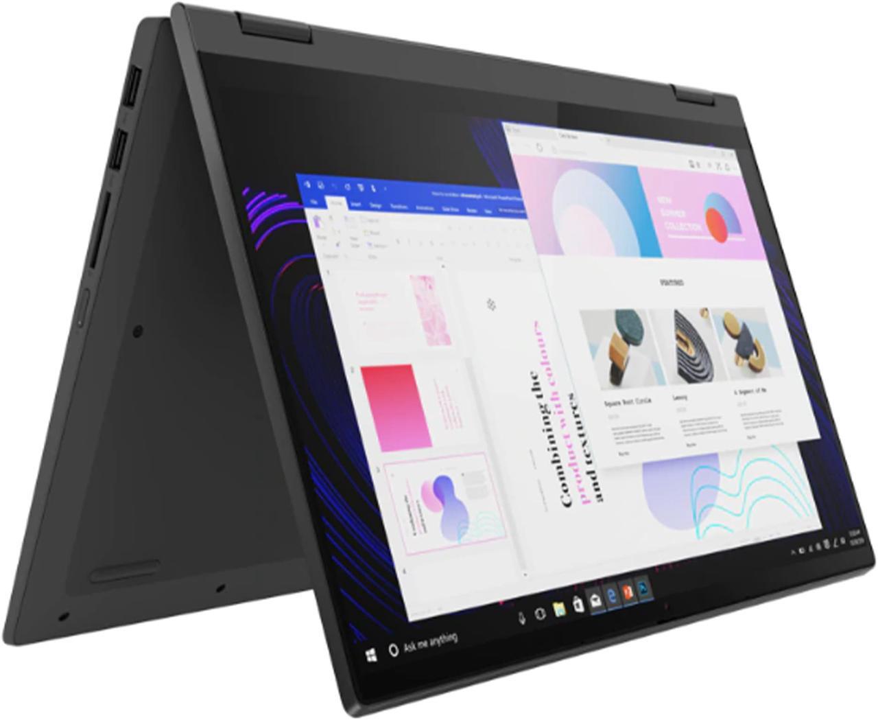 Alt view image 2 of 5 - Lenovo Ideapad Flex 5i 14 2-in-1 Business Laptop 14" FHD IPS Touchscreen 11th Gen Intel Quad-Core i7-1165G7 Processor 12GB RAM 2TB SSD Backlit Keyboard Fingerprint Reader Dolby HDMI Win11 Gray