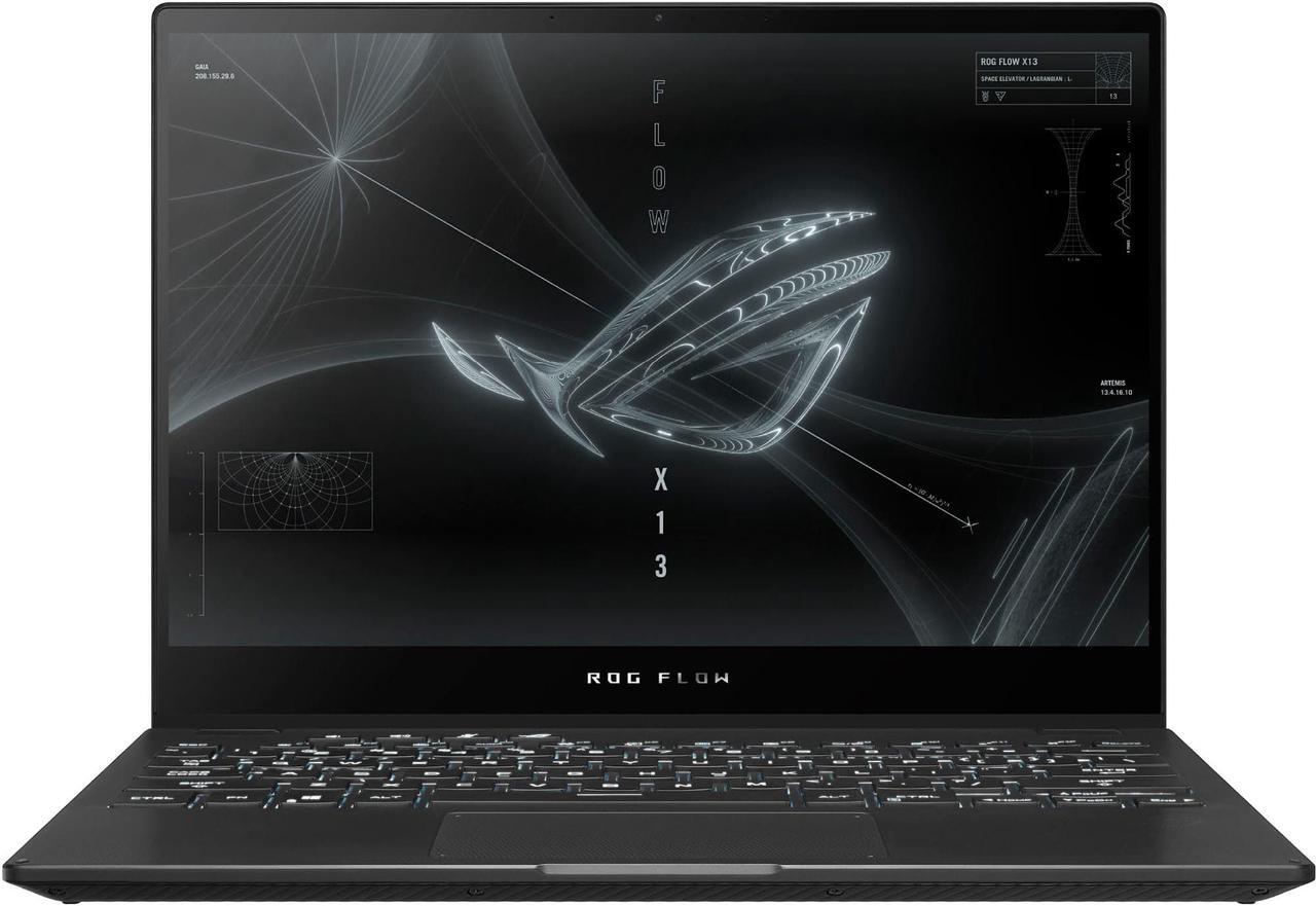 Alt view image 2 of 7 - ASUS ROG Flow X13 2-in-1 Gaming Laptop 13.4" WUXGA IPS 120Hz Touchscreen AMD Octa-Core Ryzen 9 6900HS Processor 16GB RAM 1TB SSD NVIDIA GeForce RTX 3050 Ti 4GB Backlit Dolby Atmos HDMI Win11 Black