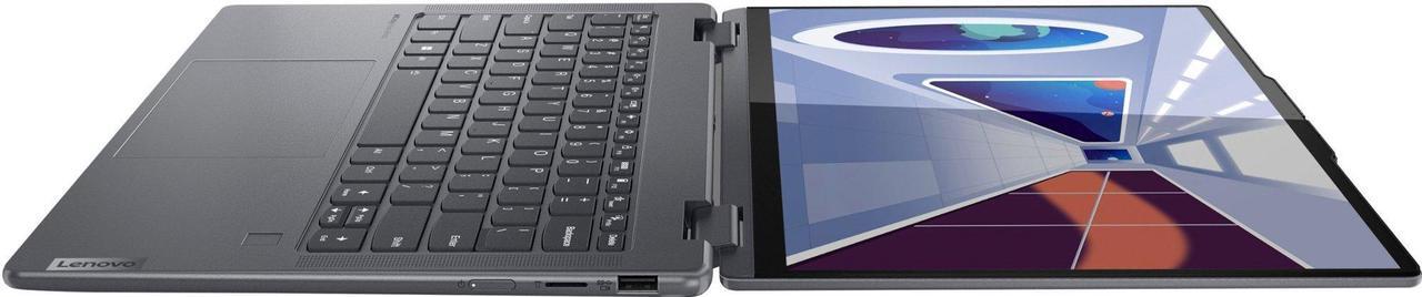Alt view image 5 of 7 - Lenovo Yoga 7 14 2-in-1 AI PC Laptop 14" WUXGA IPS Touch (Glossy) Intel 12-core Ultra 5 125U Processor 16GB DDR5 1TB SSD Backlit Fingerprint Thunderbolt4 Win11 Gray