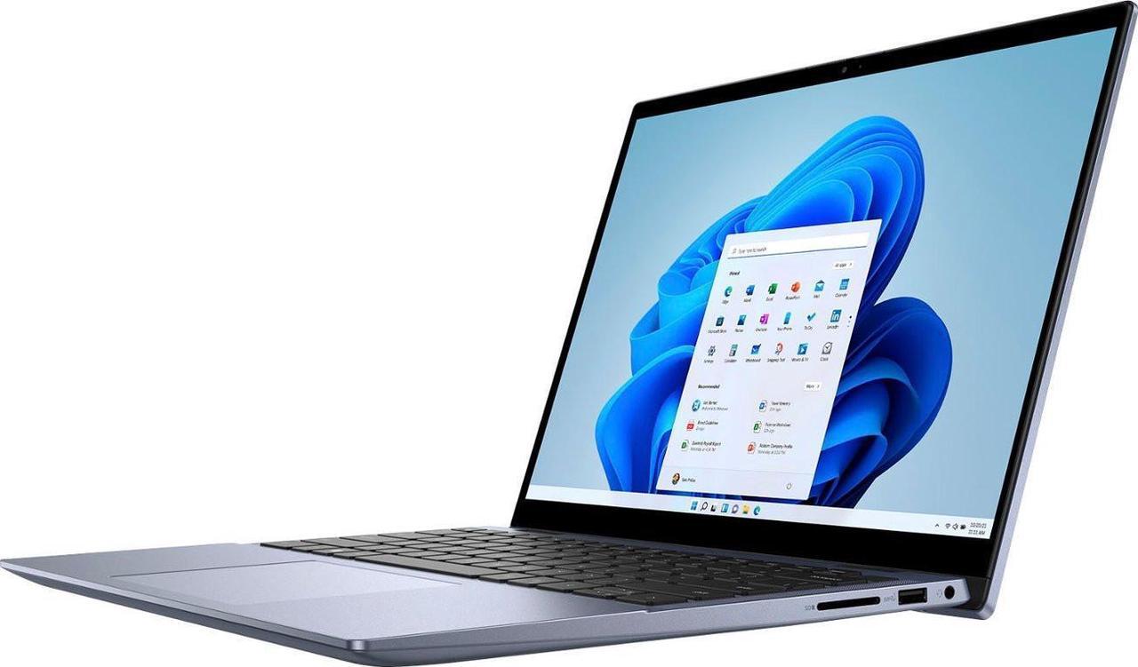 Alt view image 4 of 7 - Dell Inspiron 14 7435 2-in-1 Laptop 14" FHD+ ComfortView Touchscreen AMD 6-core Ryzen 5 7530U Processor 8GB DDR4 512GB SSD Backlit Fingerprint FHD Webcam ExpressCharge Win11 Silver