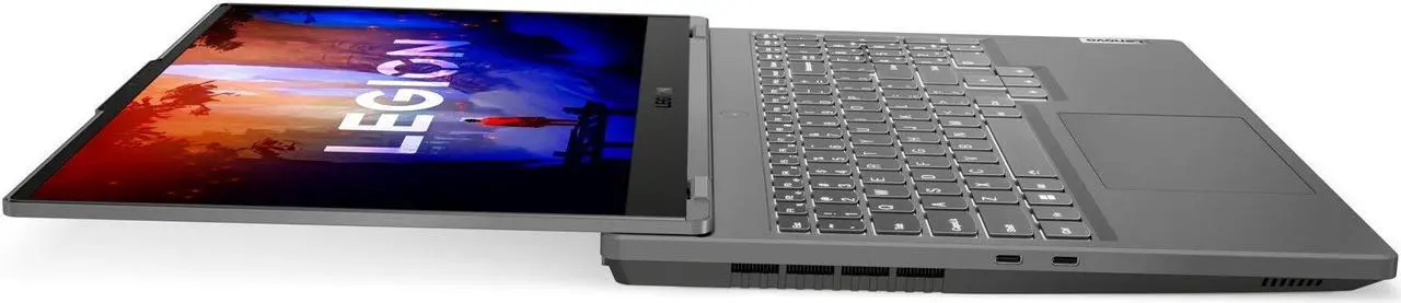 Alt view image 3 of 6 - Lenovo Legion 5 Gaming Laptop 15.6" WQHD IPS 165Hz 350nits 100% sRGB AMD Octa-Core Ryzen 7 7735HS Processor 64GB DDR5 2TB SSD GeForce RTX 4060 8GB USB-C Backlit Rapid Charge Win11 Gray