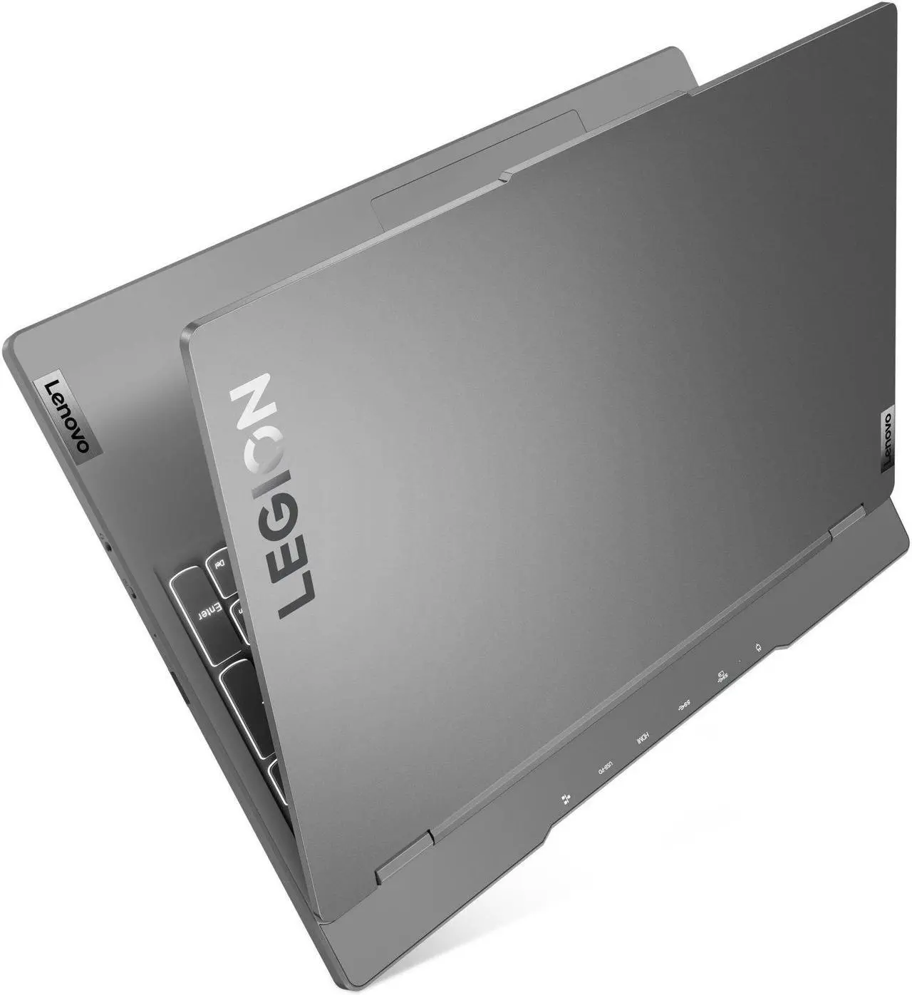 Alt view image 5 of 6 - Lenovo Legion 5 Gaming Laptop 15.6" WQHD IPS 165Hz 350nits 100% sRGB AMD Octa-Core Ryzen 7 7735HS Processor 64GB DDR5 2TB SSD GeForce RTX 4060 8GB USB-C Backlit Rapid Charge Win11 Gray