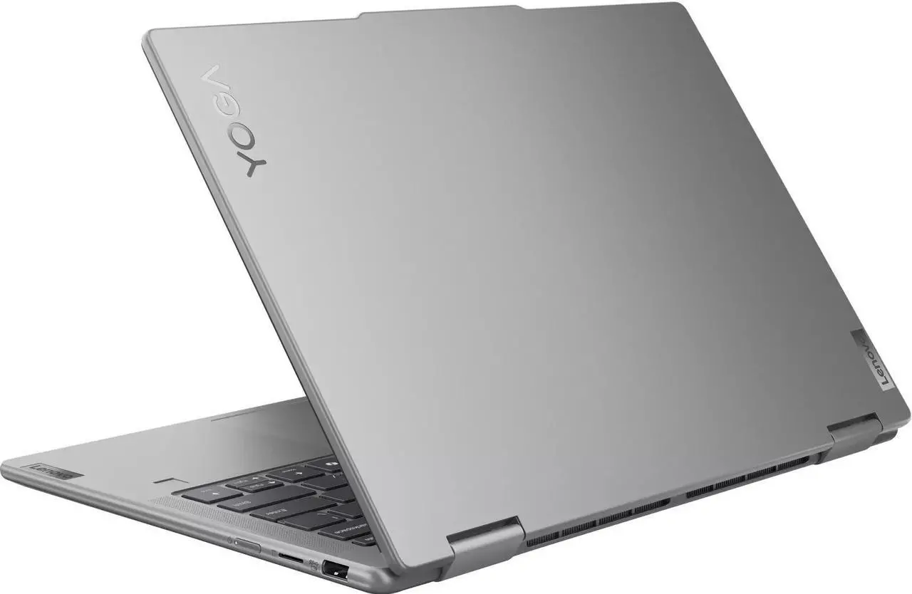 Alt view image 4 of 4 - Lenovo Yoga 7 2-in-1 AI PC Laptop 14" FHD+ IPS Touch AMD Zen4 6-core Ryzen 5 8640HS 8GB DDR5 512GB SSD Backlit Fingerprint FHD IR Privacy Camera Long-Lasting Battery Rapid Charging Win11