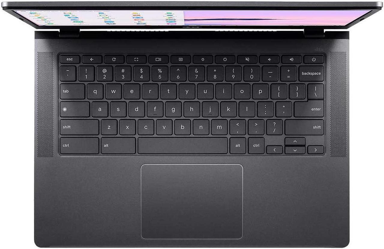 Alt view image 2 of 6 - Acer Chromebook Plus 514 Google AI Laptop 14" FHD IPS Touchscreen Intel Octa-core i3-N305 8GB DDR5 2TB SSD USB-C Free Google AI/2TB loud Storage for 1-year Grey