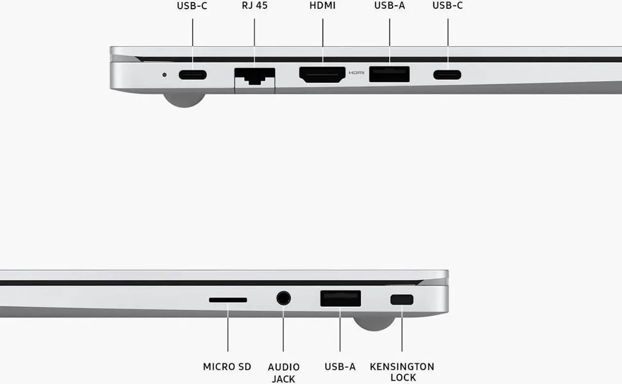Alt view image 3 of 4 - Samsung Galaxy Book 4 Business Copilot AI PC Laptop 15.6" FHD Anti-Glare Intel 10-core Ultra 7 150U 16GB DDR4 512GB SSD Backlit Fingerprint USB-C Long-lasting Battery Win11 Silver